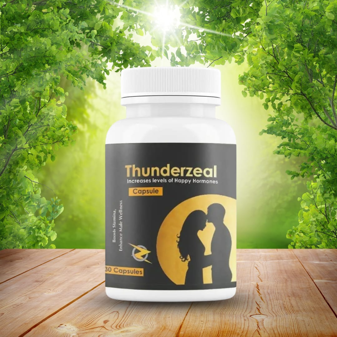 Thunderzeal Capsule for Men | Herbal Energy | Mood | Power